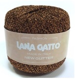 Пряжа Lana Gatto New Glitter 8456 медный