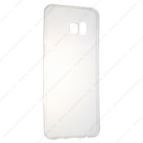 Накладка силиконовая ультра-тонкая для Samsung Galaxy S6 edge Plus прозрачная