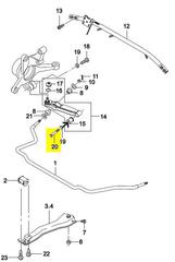 БОЛТ РЫЧАГА ПЕРЕДНЕГО MATIZ GM