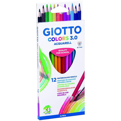 Набор из 12 мелков Giotto Colors 3.0 Acquarell