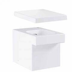 УНИТАЗ НАПОЛЬНЫЙ ПРИСТАВНОЙ БЕЗОБОДКОВЫЙ GROHE CUBE CERAMIC 3948500H