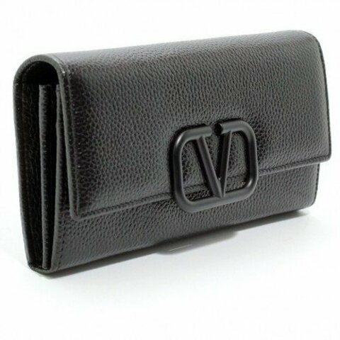 Кожаный кошелёк Valentino черный