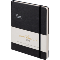 Ежедневник датированный 2025 IF 14х20см 176л. Monochrome I1610emb/black