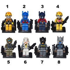 Minifigures Transformers Blocks Building