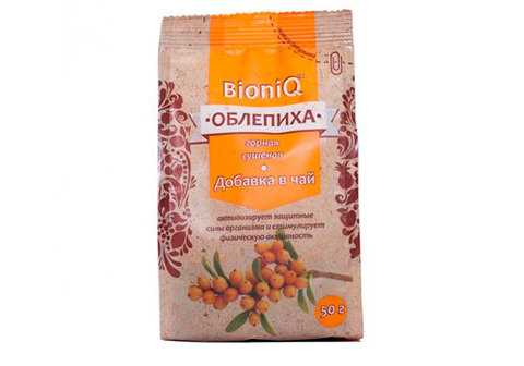 Облепиха сушеная BioniQ, 50г