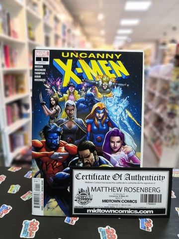 Uncanny X-Men #1 (Signed By Matthew Rosenberg)