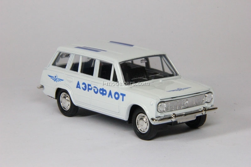 Miniature Saratov 1/43 - Moskvitch Lada 412 Aeroflot - Très Bon état