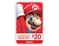 Карта оплаты Nintendo eShop 20 USD USA [Цифровая версия]