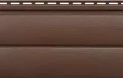 Сайдинг виниловый Альта-Профиль Blockhouse BH-03 Премиум Орех тёмный 3100х226 мм