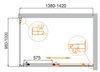 Душевой уголок Cezares MOLVENO-AH-11 MOLVENO-AH-11-120/90-C-Cr-IV