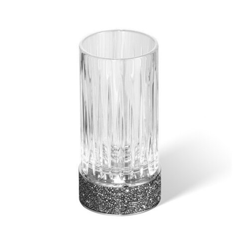 Decor Walther 0934200 Decor Walther Rocks SMG Стакан настольный, граненое стекло, с кристаллами Swarovski®, цвет: хром
