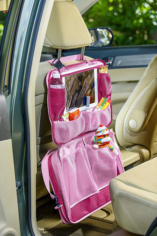 Детская дорожная сумка-органайзер Розовая
