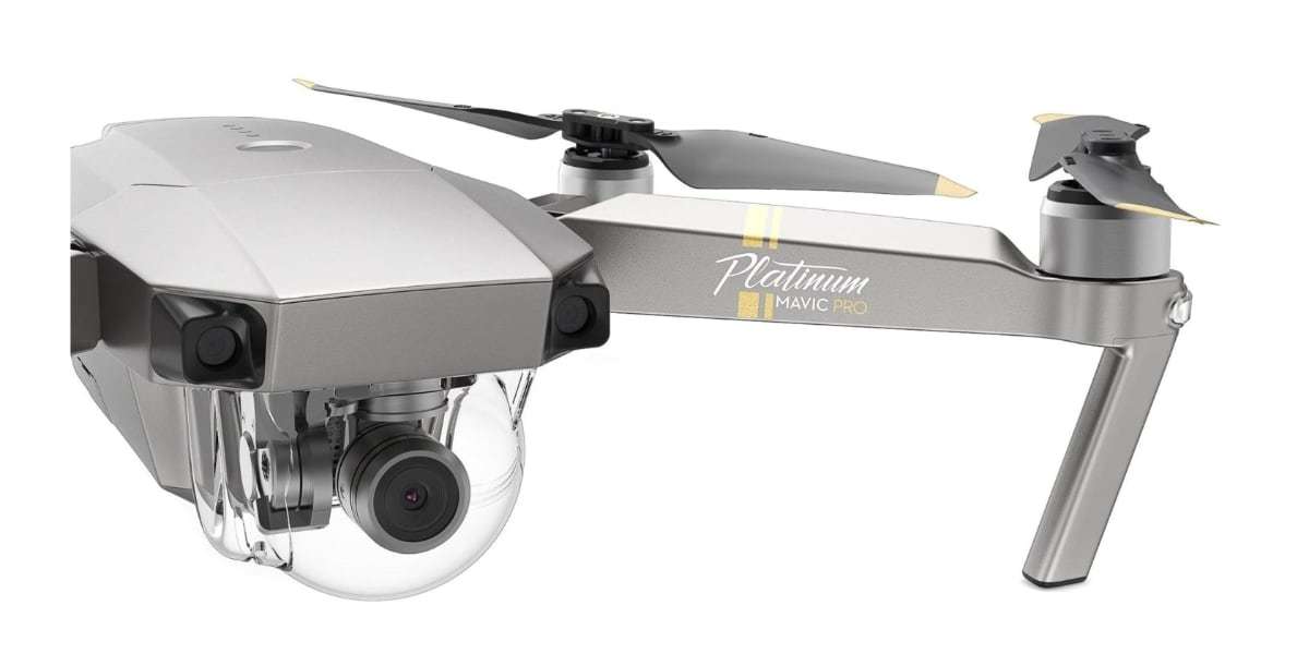 Квадрокоптер DJI Mavic Pro Platinum Fly more Combo