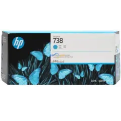 Картридж HP 738 (676M6A) струйный голубой (300 мл) для HP DesignJet T850, T950, T850 MFP, T950 MFP