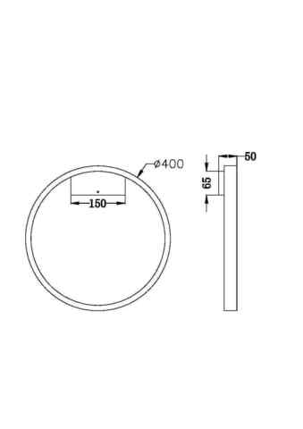 Настенный светильник Maytoni Rim MOD058WL-L25BS3K