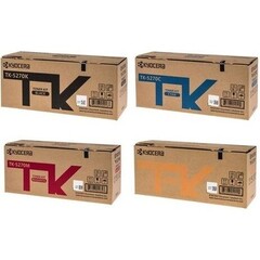 Комплект оригинальных картриджей Kyocera TK-5270K / TK-5270Y / TK-5270C / TK-5270M для Kyocera Ecosys P6230cdn, M6230cidn, M6630Cidn