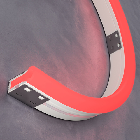 Гибкий неон Maytoni 1708 24В 9,6Вт/м Red IP67 5м 200501