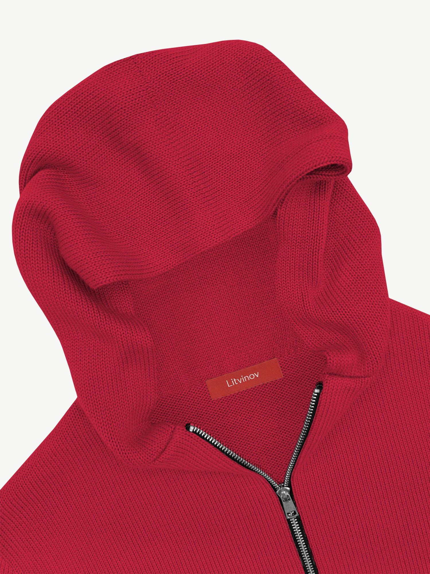 Толстовка на замке из экохлопка