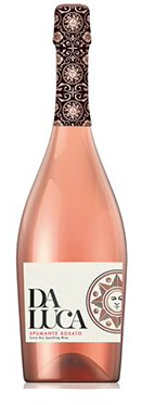 Вино игристое Да Лука Спуманте Розе розовое брют 0,75л.