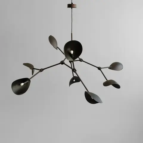 Люстра 101 Copenhagen Stingray Chandelier, Grande, Burned Black (5m), черный
