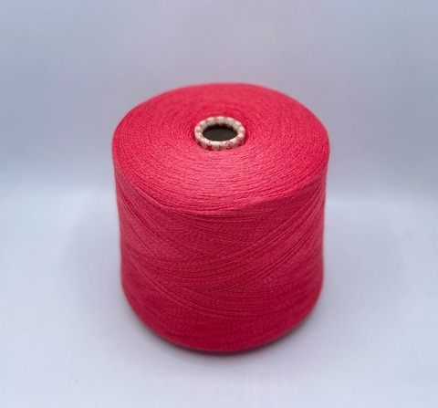 Tollegno (пр.Италия), art-Woolcot, 2/30 1500м/100гр. 57%меринос 43%Хлопок, цвет-Коралл,мулине(50), арт-36804