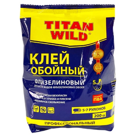 TW-F-200 Клей обойный Titan Wild флизелиновый, 200г (TITAN WILD)