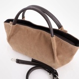 Сумка Саломея 362 эко-замша песочный