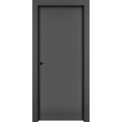 Купить Межкомнатная дверь эмаль 1001 чёрная глухая