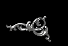 Силиконовый молд № 5014 правый