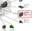 Вентилятор постоянного тока 80:25 мм, 24 В, 2,16 Вт Ricoh (AX640199)