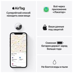 Трекер Apple AirTag (4 шт) MX542ZM/A