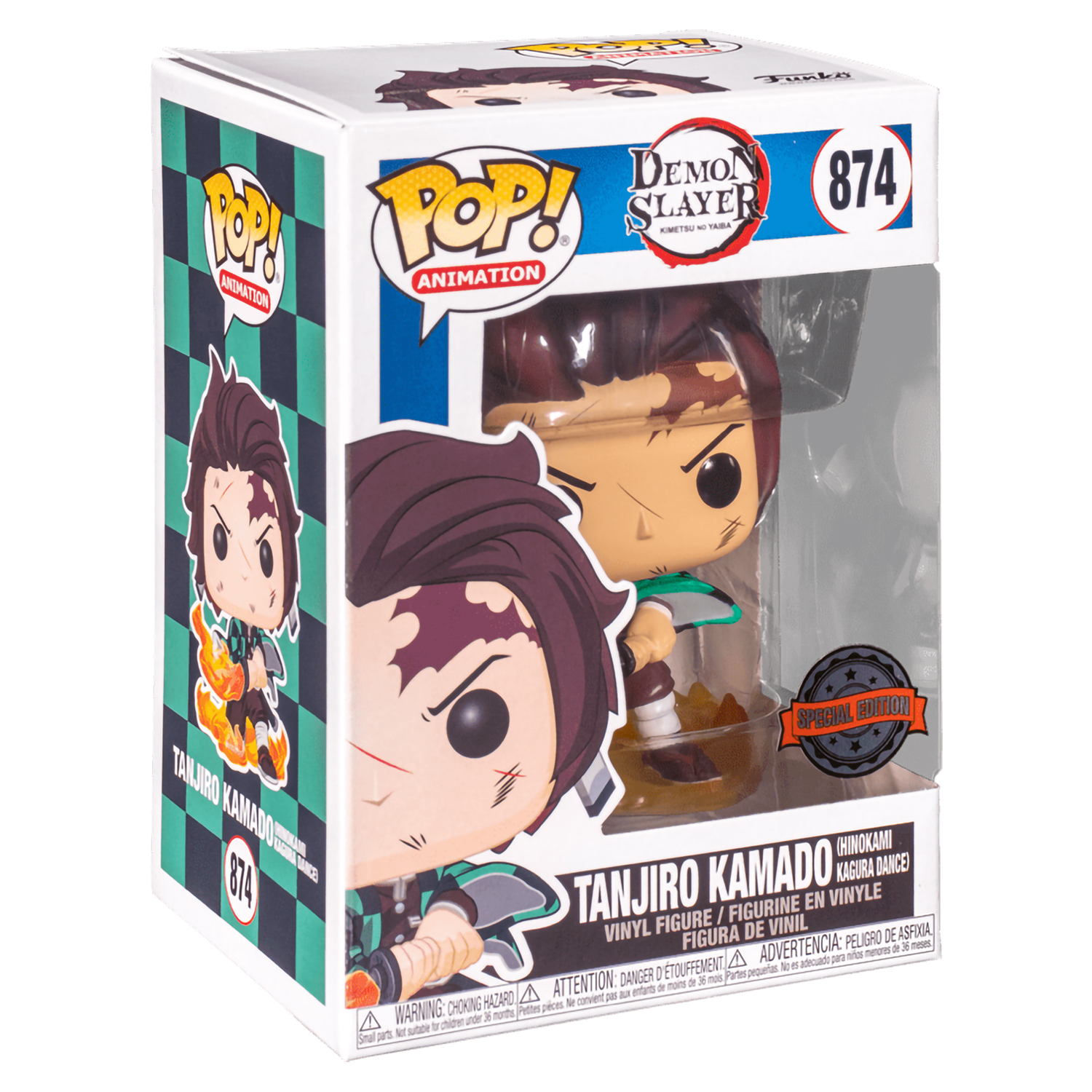 Funko POP! Demon Slayer: Tanjiro Kamado (Hinokami Kagura Dance) (Exc) (874)  – купить по выгодной цене | Интернет-магазин комиксов 28oi.ru