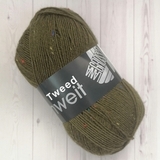 Пряжа Lana Grossa Meilenweit 100 Tweed 168 хаки