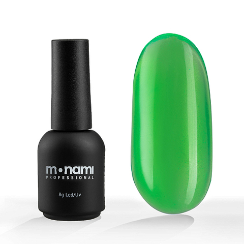 Monami Гель-лак Neon glass Green , 8 г РА