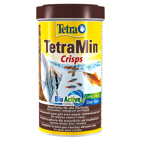 TetraMin Crisps (чипсы) основной корм для всех видов аквариумных рыб (500мл)