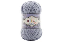 ALIZE "VELLUTO", 87 угольно-серый