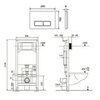 TECE S955301 TECEspring комплект 4 в 1 Застенный модуль,панель смыва с прямоугольными кнопками, Нержавеющая сталь,сатин (АКЦИЯ с нашего склада!)