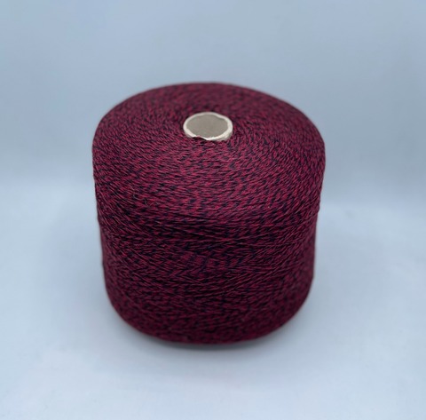 New MIll (пр.Италия), art-Magreb mouline 3/15 500м/100гр, 80% шерсть, 20% полиамид , цвет- Бордо+черный,мулине(159/540) арт.31634