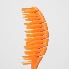 Tashe professional TPEE Flexible Brush Расческа для волос coral hair brush (tse0011)