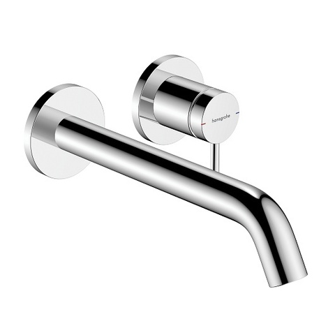 Hansgrohe Tecturis S EcoSmart+ 73351000 Настенный смеситель для раковины (хром)