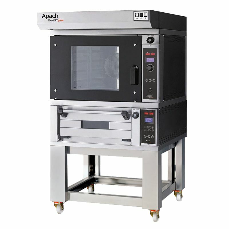 ПЕЧЬ КОНВЕКЦИОННАЯ С ПОДОМ НА ПОДСТАВКЕ БЕЗ НАПРАВЛЯЮЩИХ APACH BAKERY LINE K5TLOWHSE DP+E2218PA