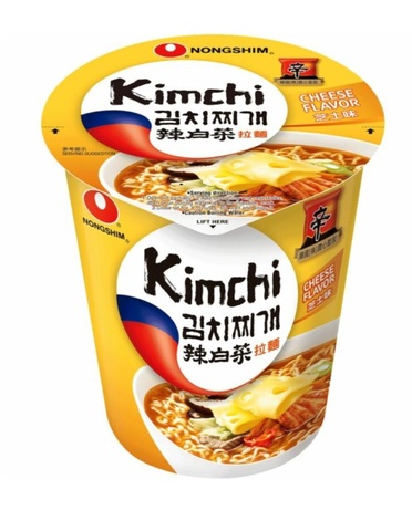 Лапша быстрого приготовления КимЧи с сыром (стакан) (24), 70 г, Nongshim