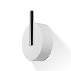 Decor Walther 0972754 Decor Walther Stone WHG Крючок, цвет: белый / хром фото