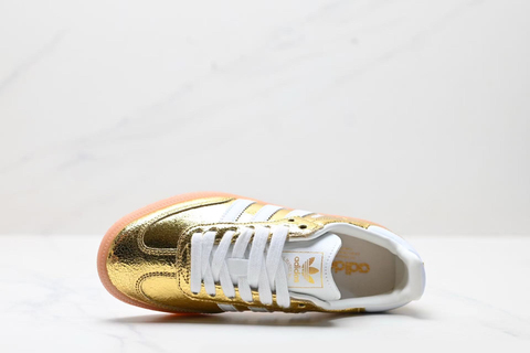 adidas Samba OG 'Gold Metallic Cracked Leather' 