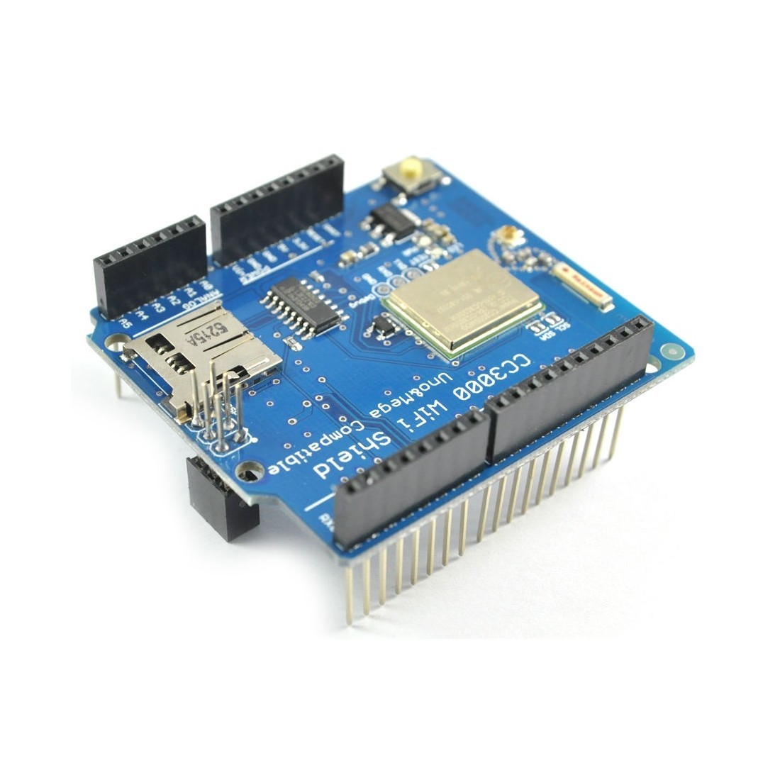 Купить недорого WiFi Shield CC3000 для Arduino UNO и MEGA в интернет  магазине Arduino-kit.ru