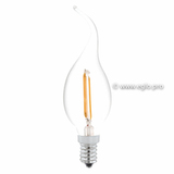 Лампа филаментная "Свеча на ветру" Eglo LED LM-LED-E14 2W 180Lm 2700K CF37 11493 1