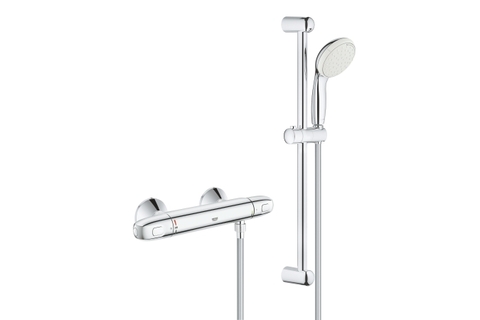 GROHE Grohtherm 1000 34820004 Термостат для душа с душевым гарнитуром, хром