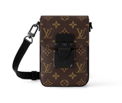 Бумажник Louis Vuitton S-lock Vertical коричневый
