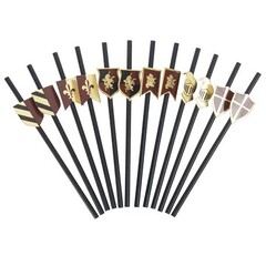 Трубочки "Рыцари" 12 шт.