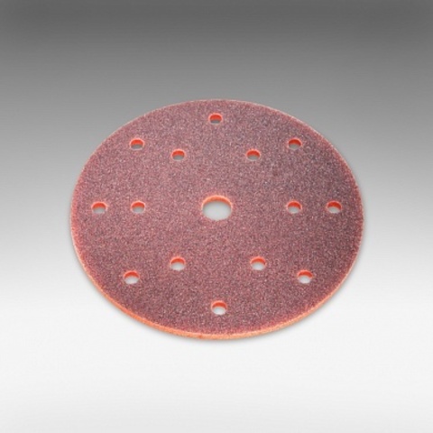 Siasponge Абразивная губка на липучке в кругах D 150мм,15 отв,Р060 medium